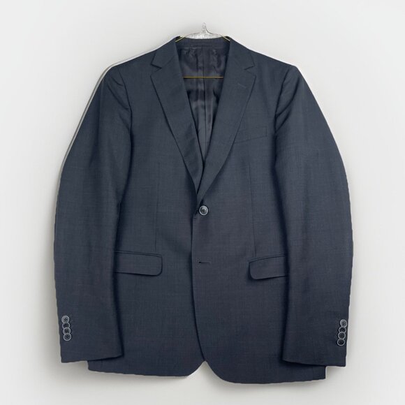 Ermenegildo Z Zegna Jacket Mens 50 R Gray Drop 8 Blazer Sport Coat Wool Mohair - Picture 1 of 16